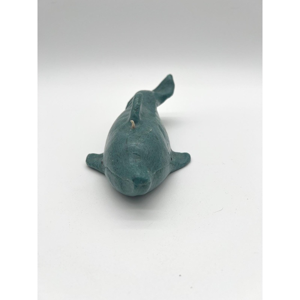 Vintage 90s Dolphin Wax Candle Nautical Whimsy Retro Ocean Marine Decor - Picture 7 of 10